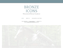 Tablet Screenshot of bronzewildlifeart.com